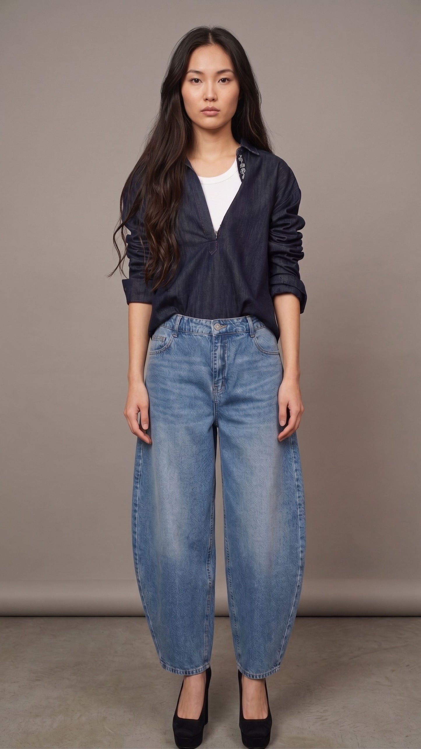 Jeans Baloon Light Blue