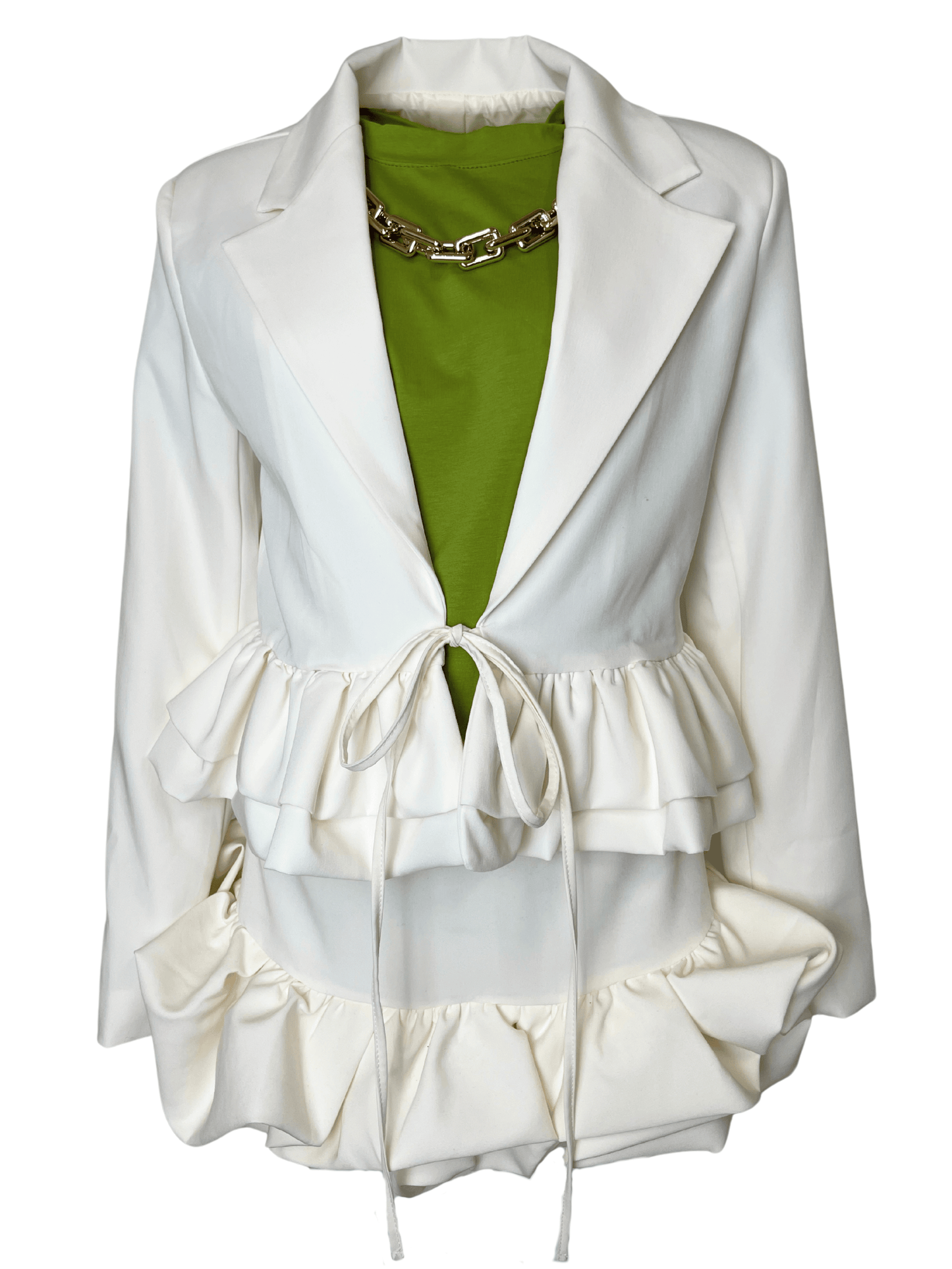 Giacca Lumina Balze White - Wonder Store -