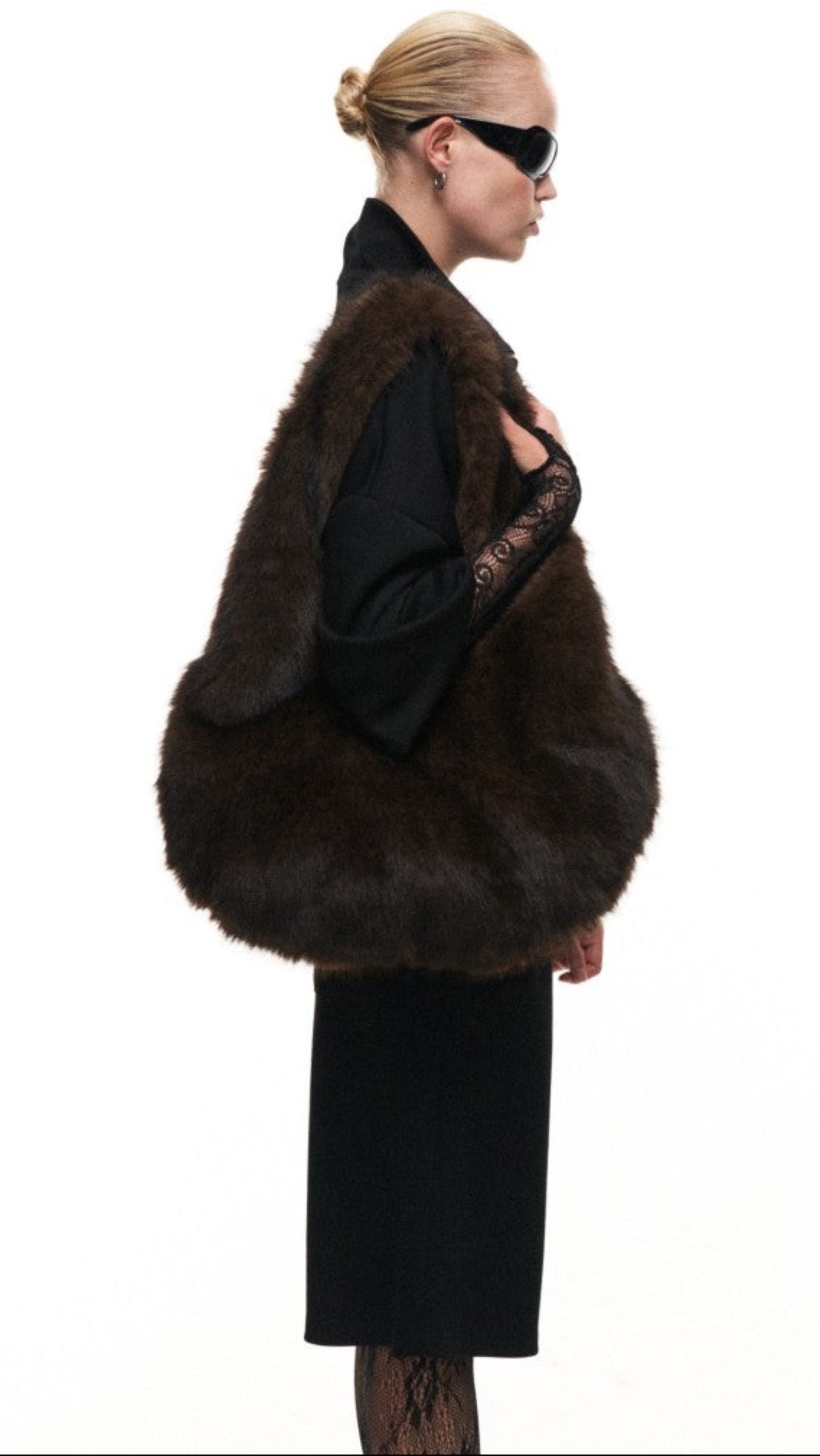 Borsa Lumina Pelliccia