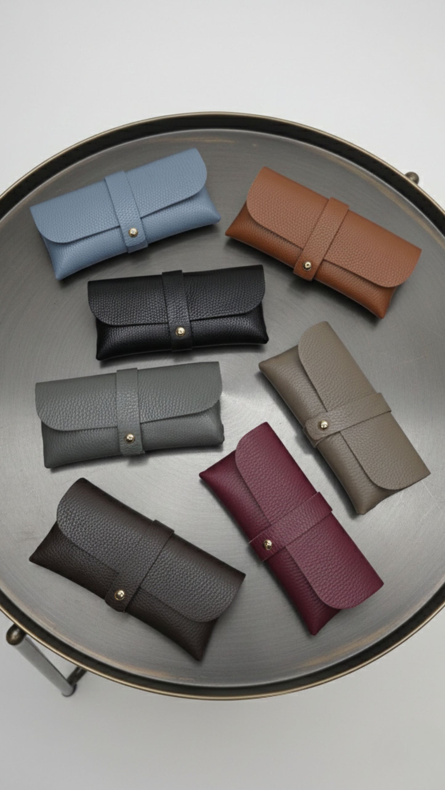 Portaocchiali in Pelle Sidney