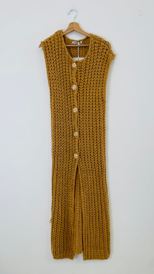 Cardigan Long Gold