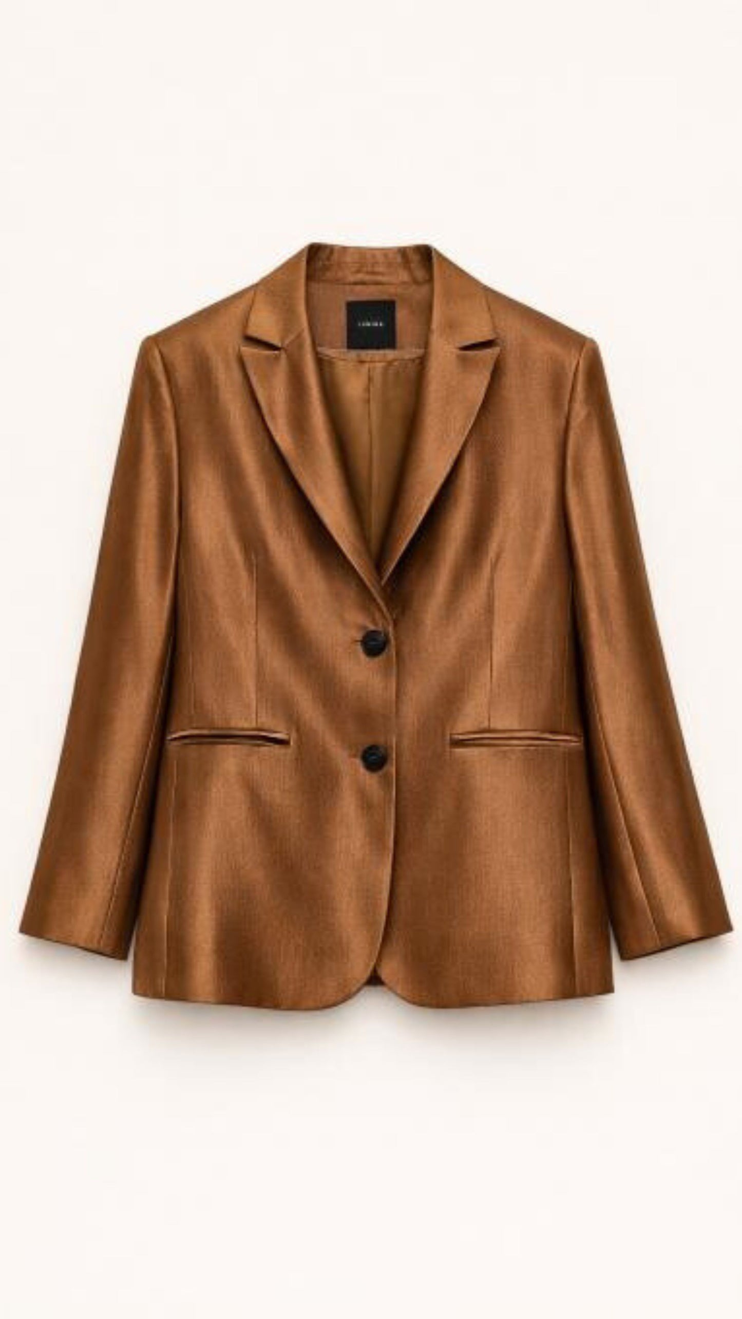 Blazer Top Satin Lumina
