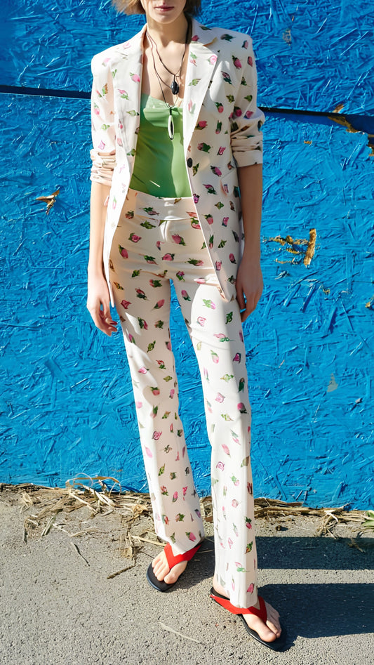 Pantalone Lumina Slim Rose