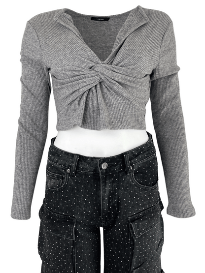 Jeans Cargo Brillantino Black