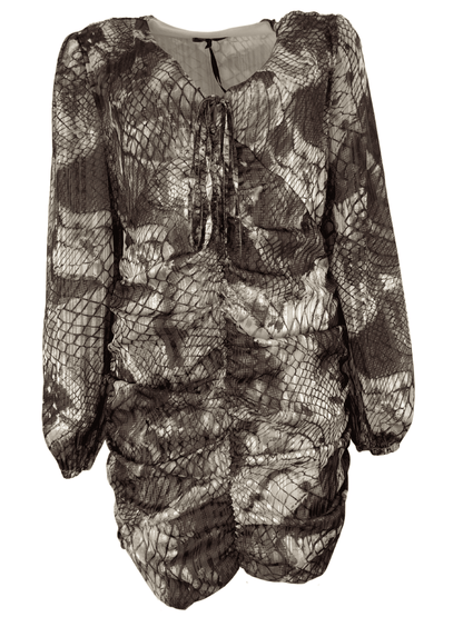 Abito Altamira Draped fit Snake