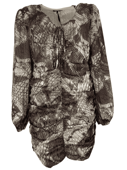Abito Altamira Draped fit Snake