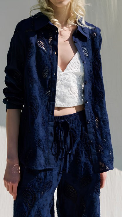 Camicia Lumina Sangallo Long