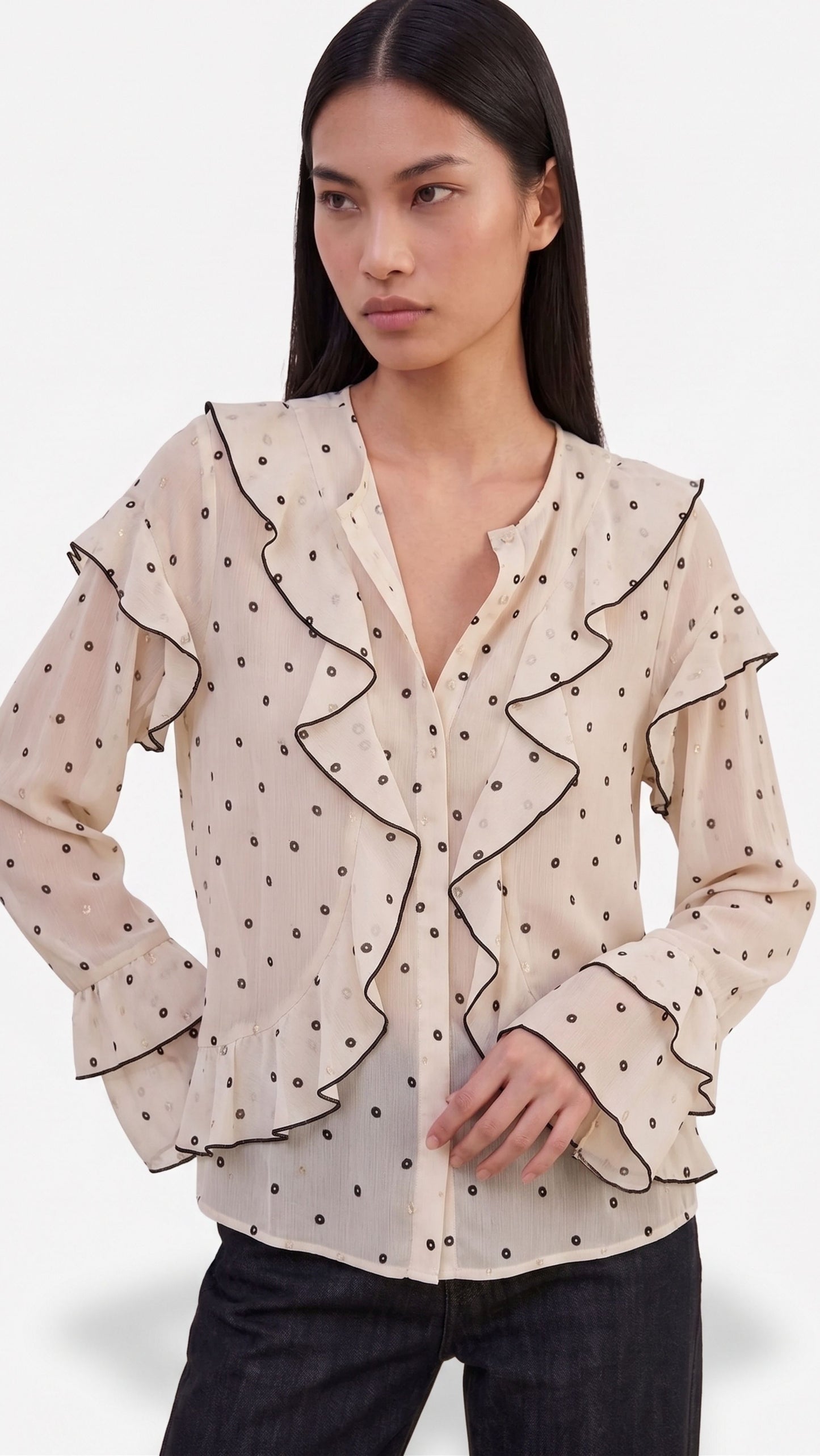 Camicia Altamira Rouches