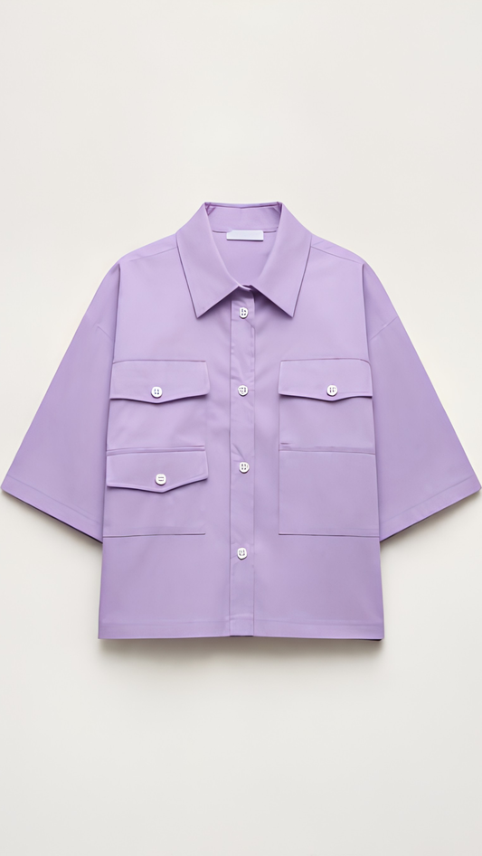 Camicia Crop Lumina