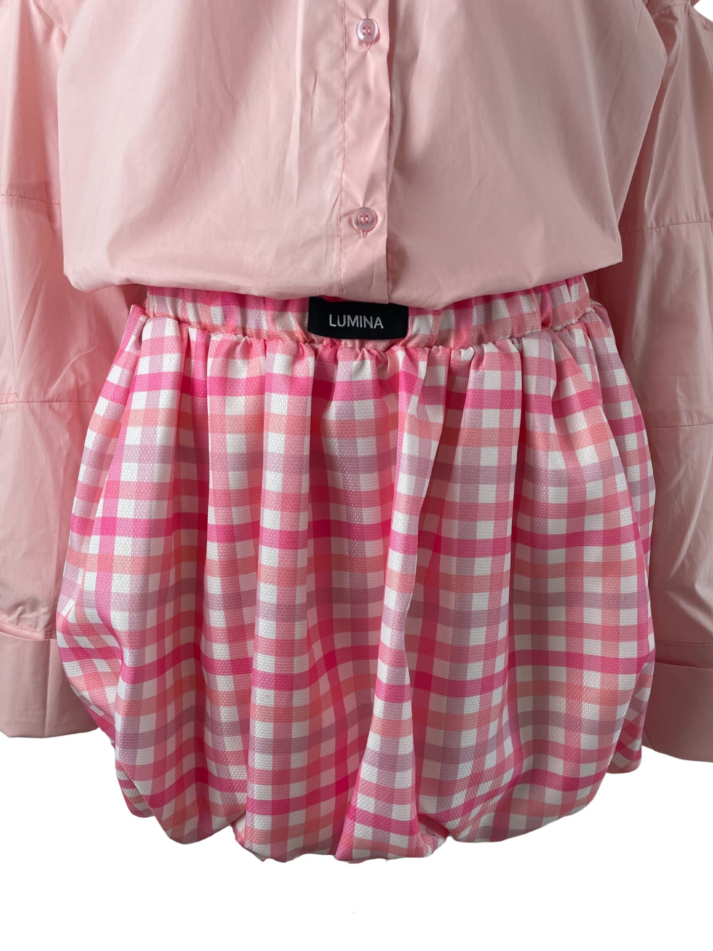 Gonna Tartan Lumina Pink