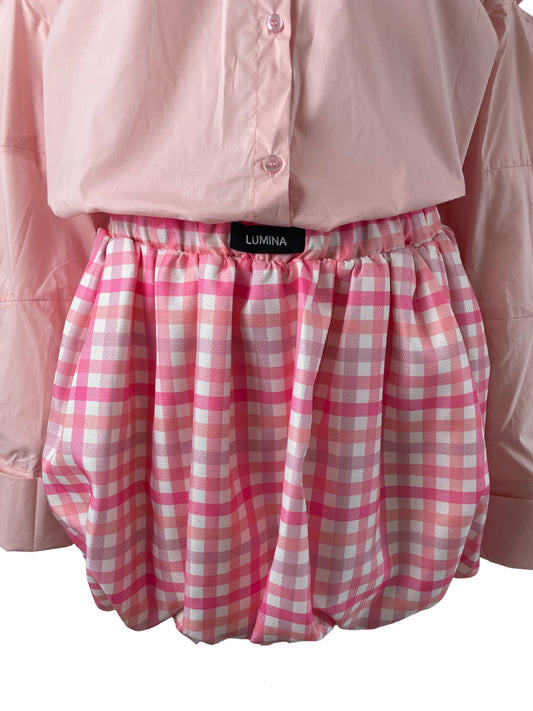Gonna Tartan Lumina Pink
