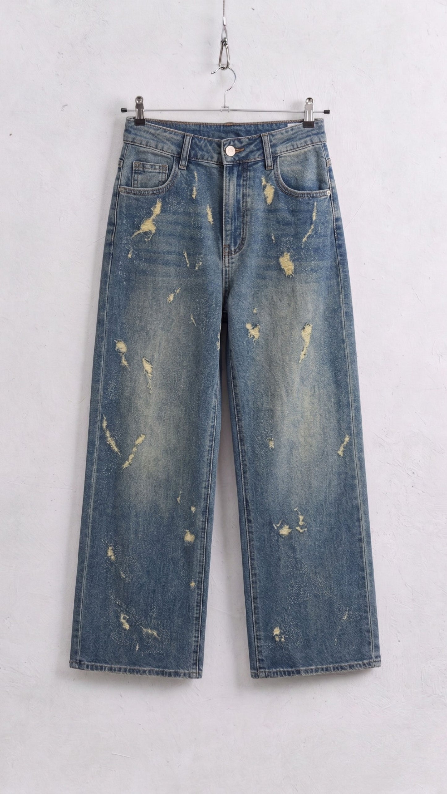 Jeans Denim Strappo