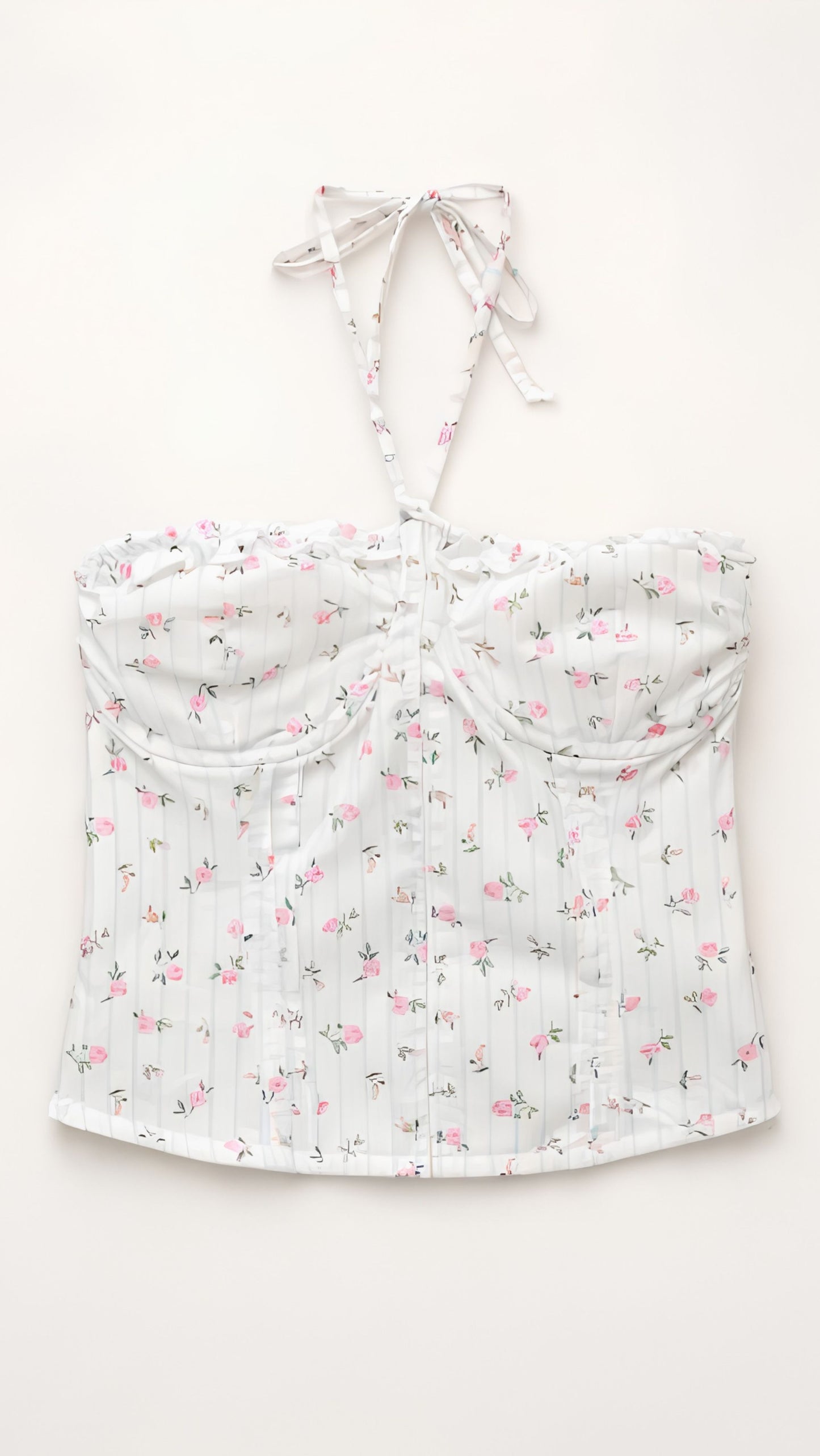 Top Lumina Corsetto Flower