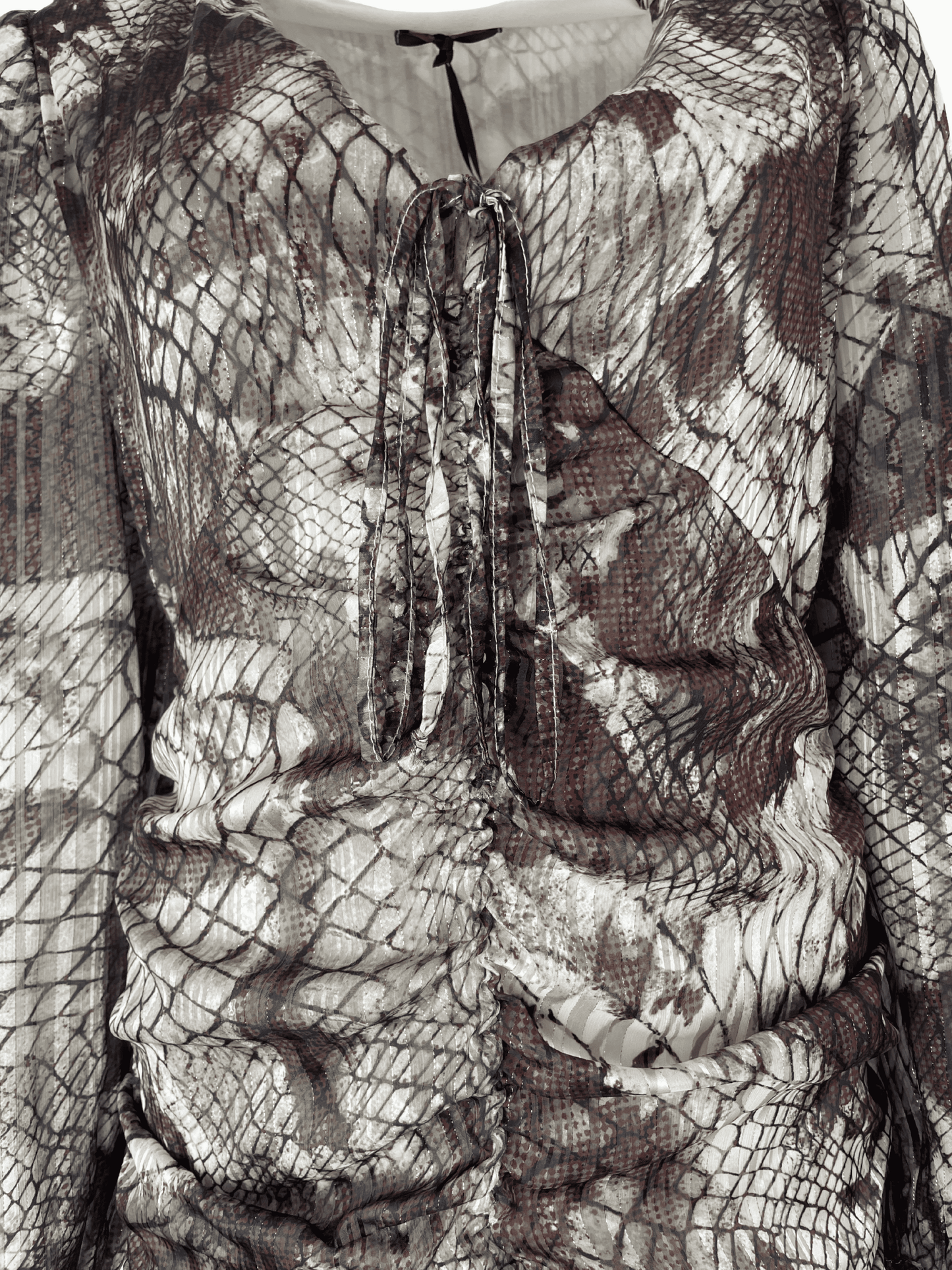 Abito Altamira Draped fit Snake