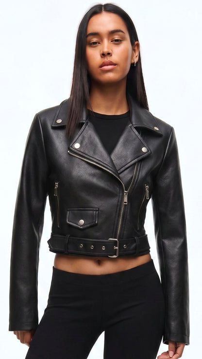 Jacket in Ecopelle Moto