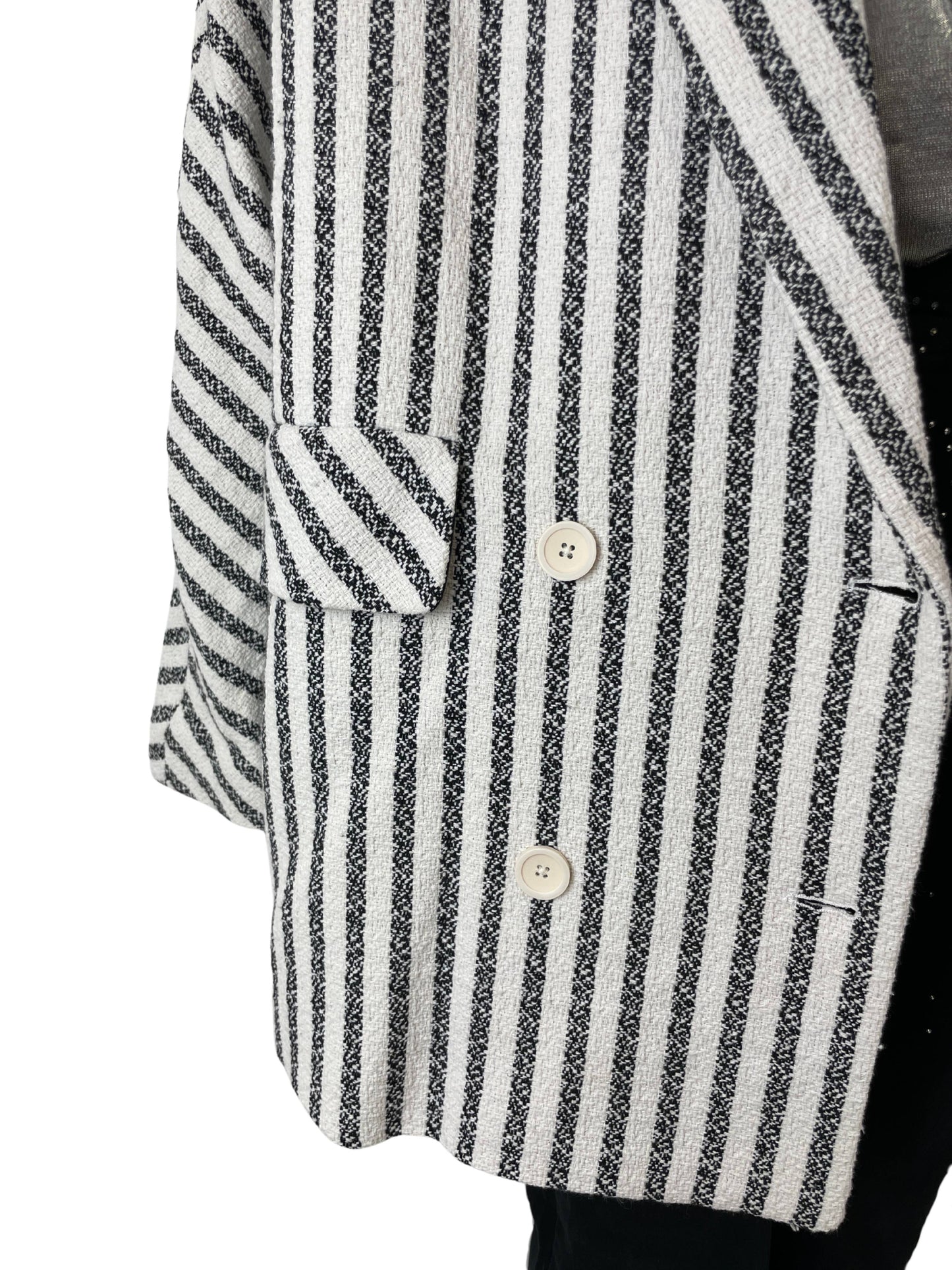 Cappotto Oversize Striped
