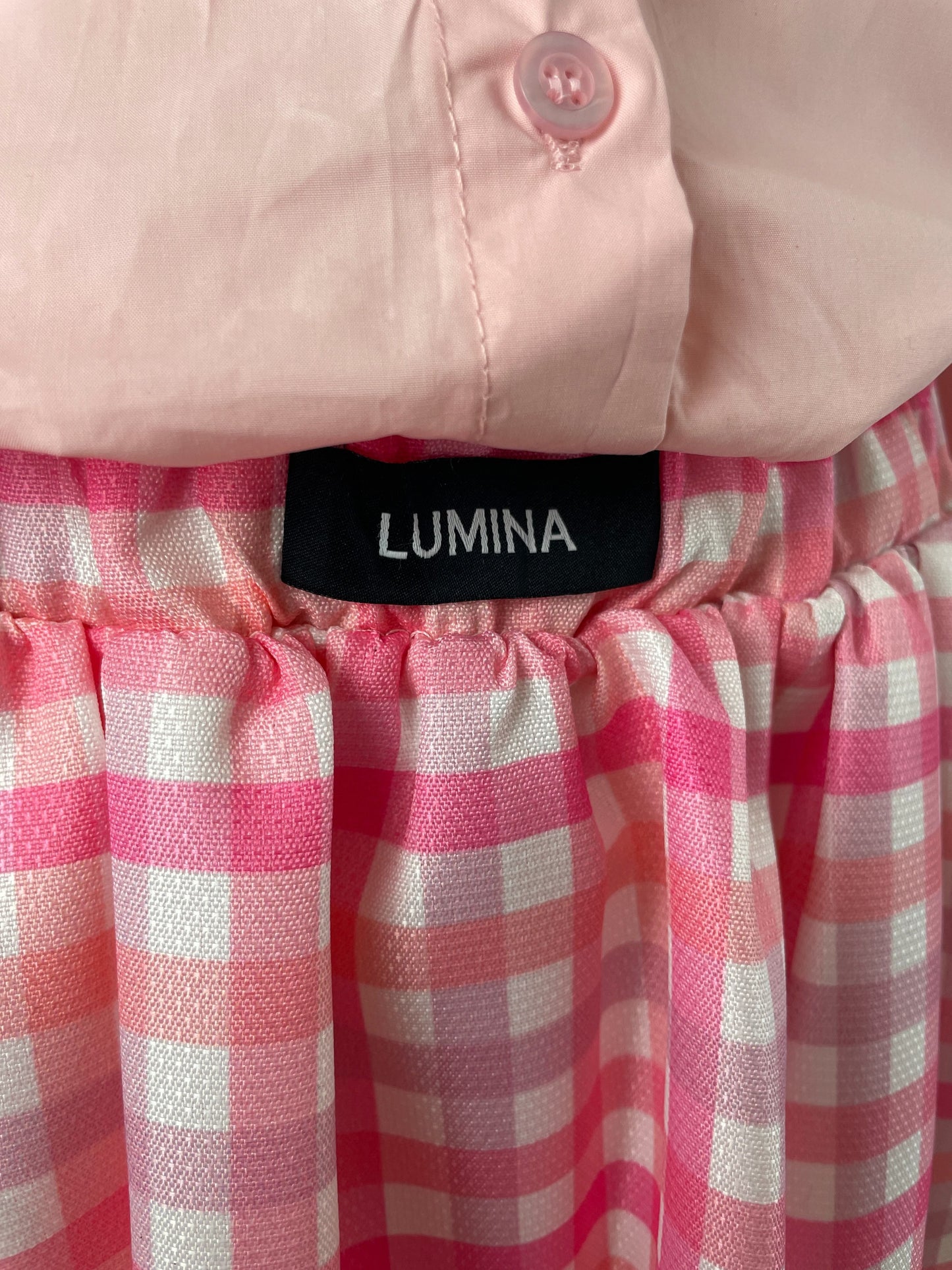 Gonna Tartan Lumina Pink