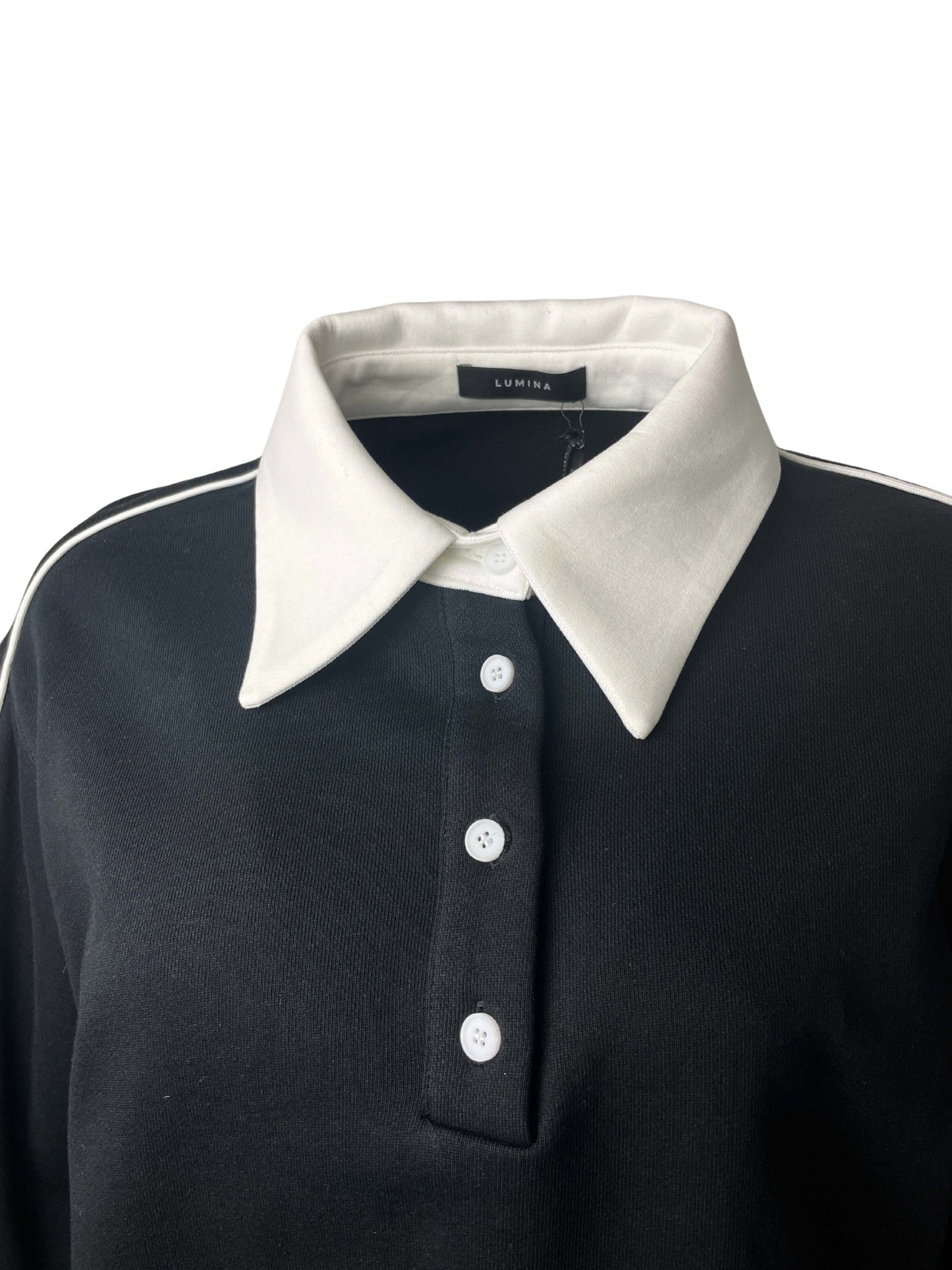 Felpa Polo Garzata Lumina