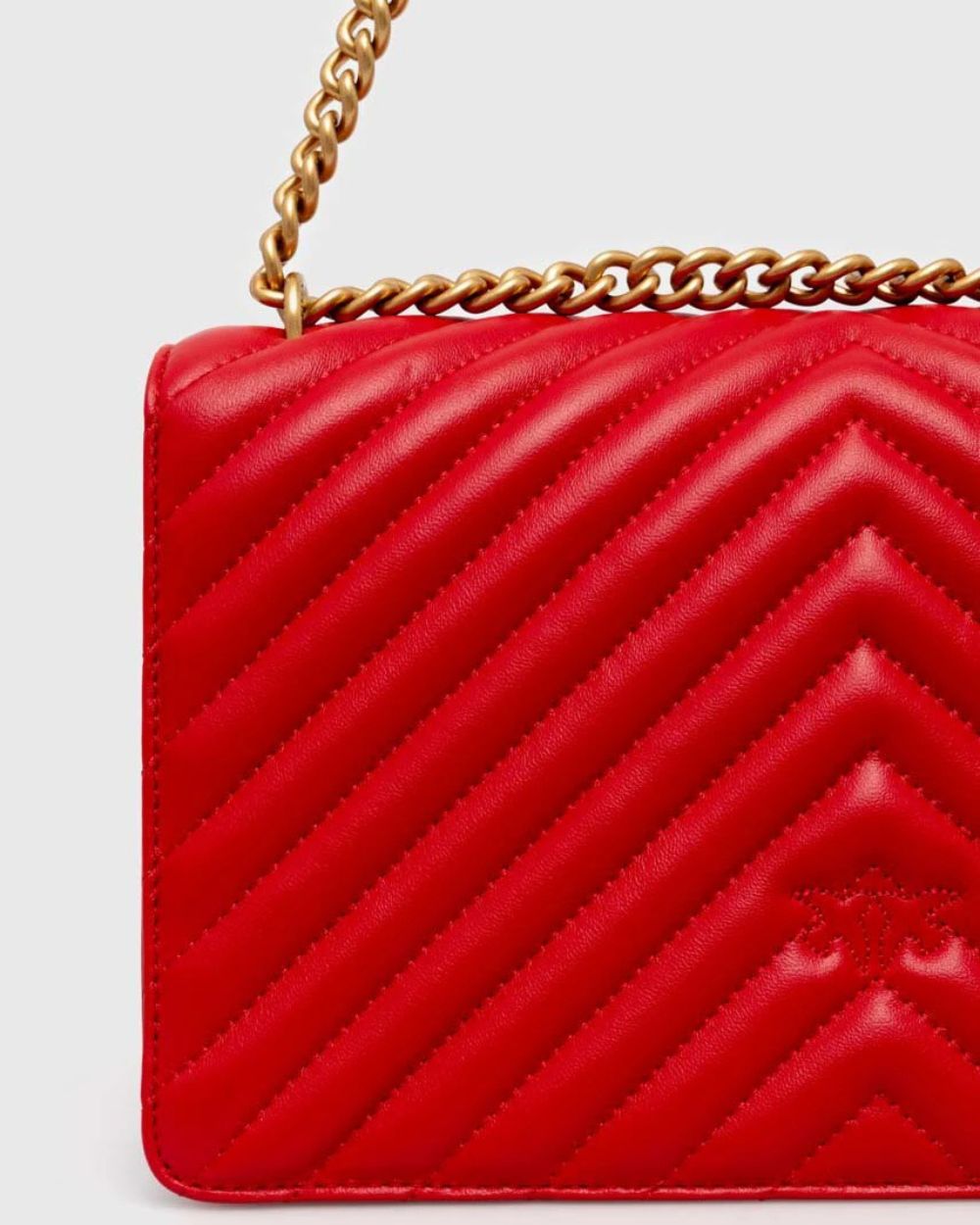 Mini Love Bag One Chevron - Rosso