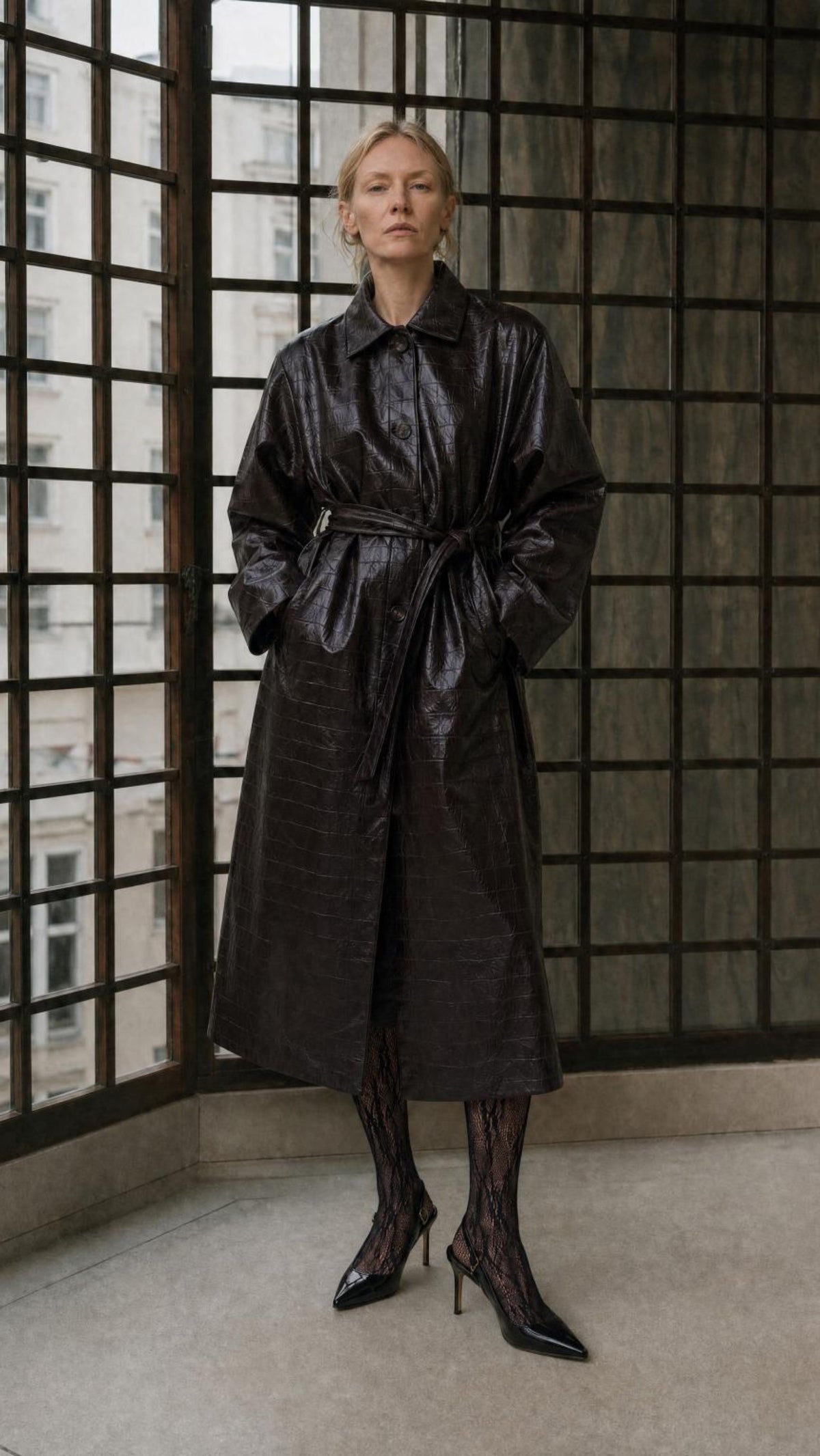 Trench Lumina Croco