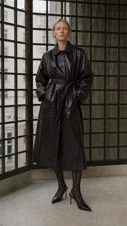Trench Lumina Croco