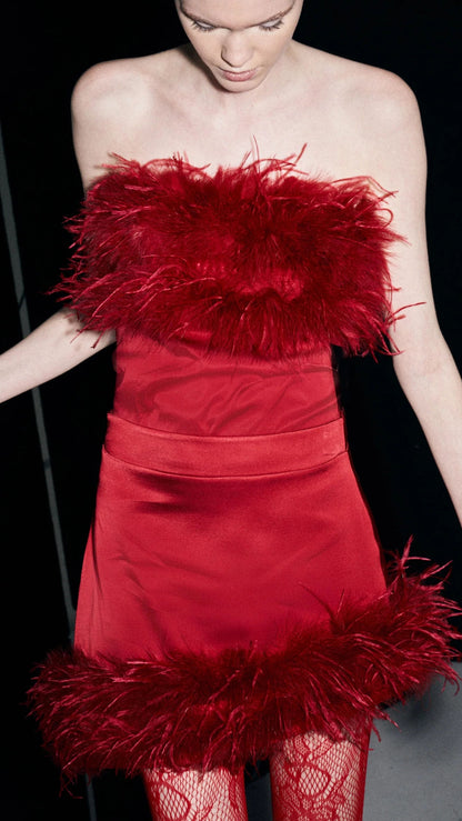 Gonna Lumina Asimmetrica Plumes