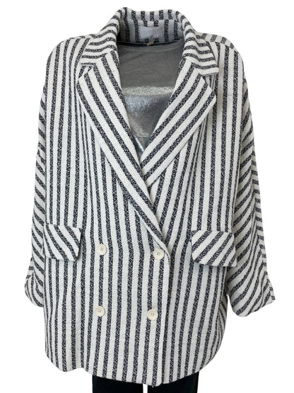 Cappotto Oversize Striped