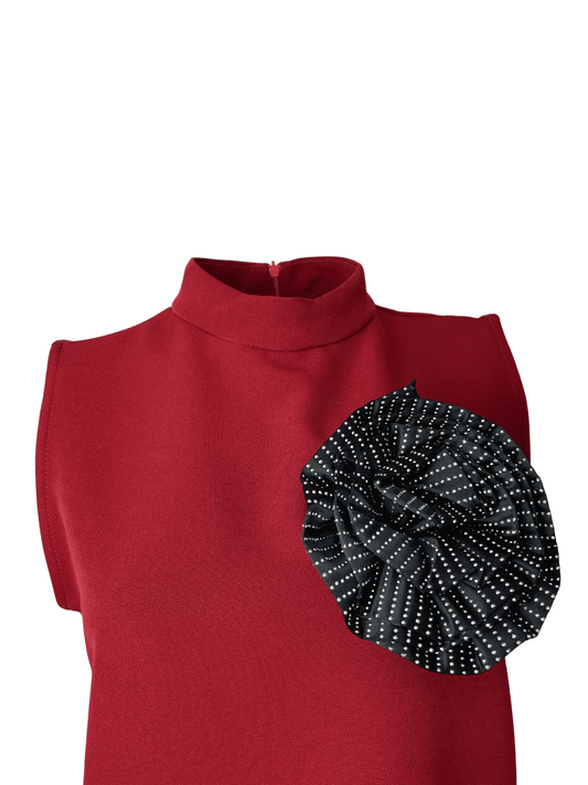 Abito Altamira Red Rose