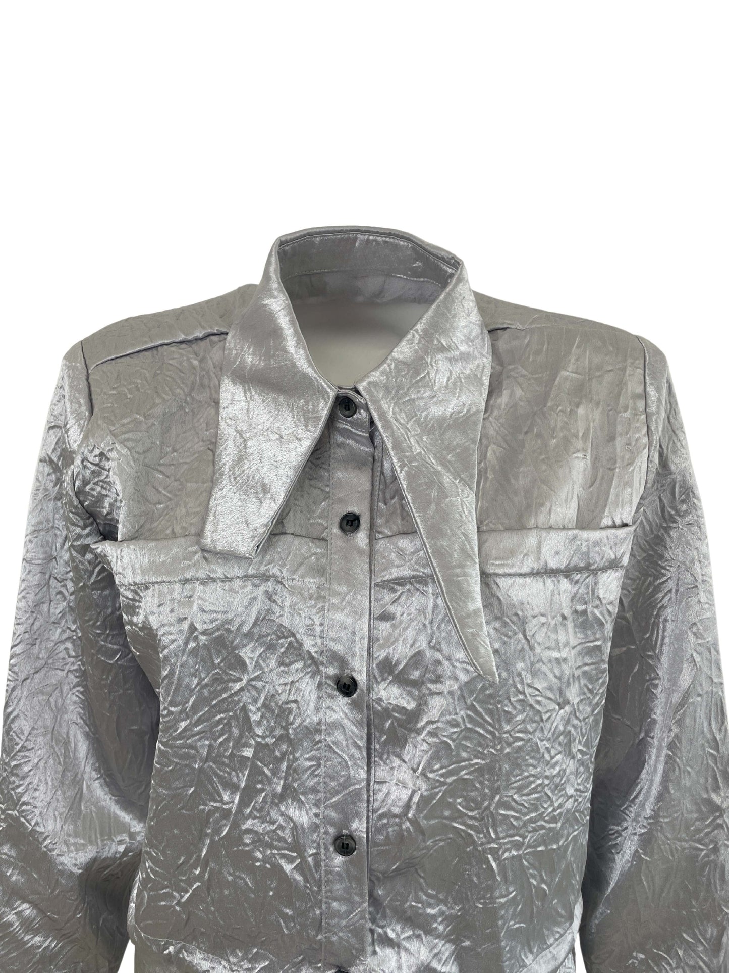 Coordinato Shiny Argento