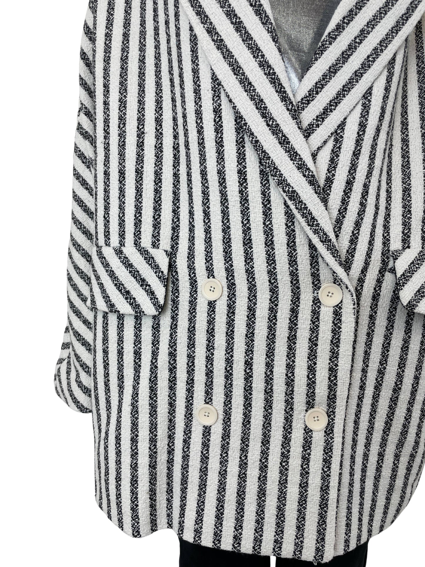 Cappotto Oversize Striped