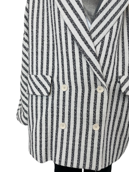 Cappotto Oversize Striped