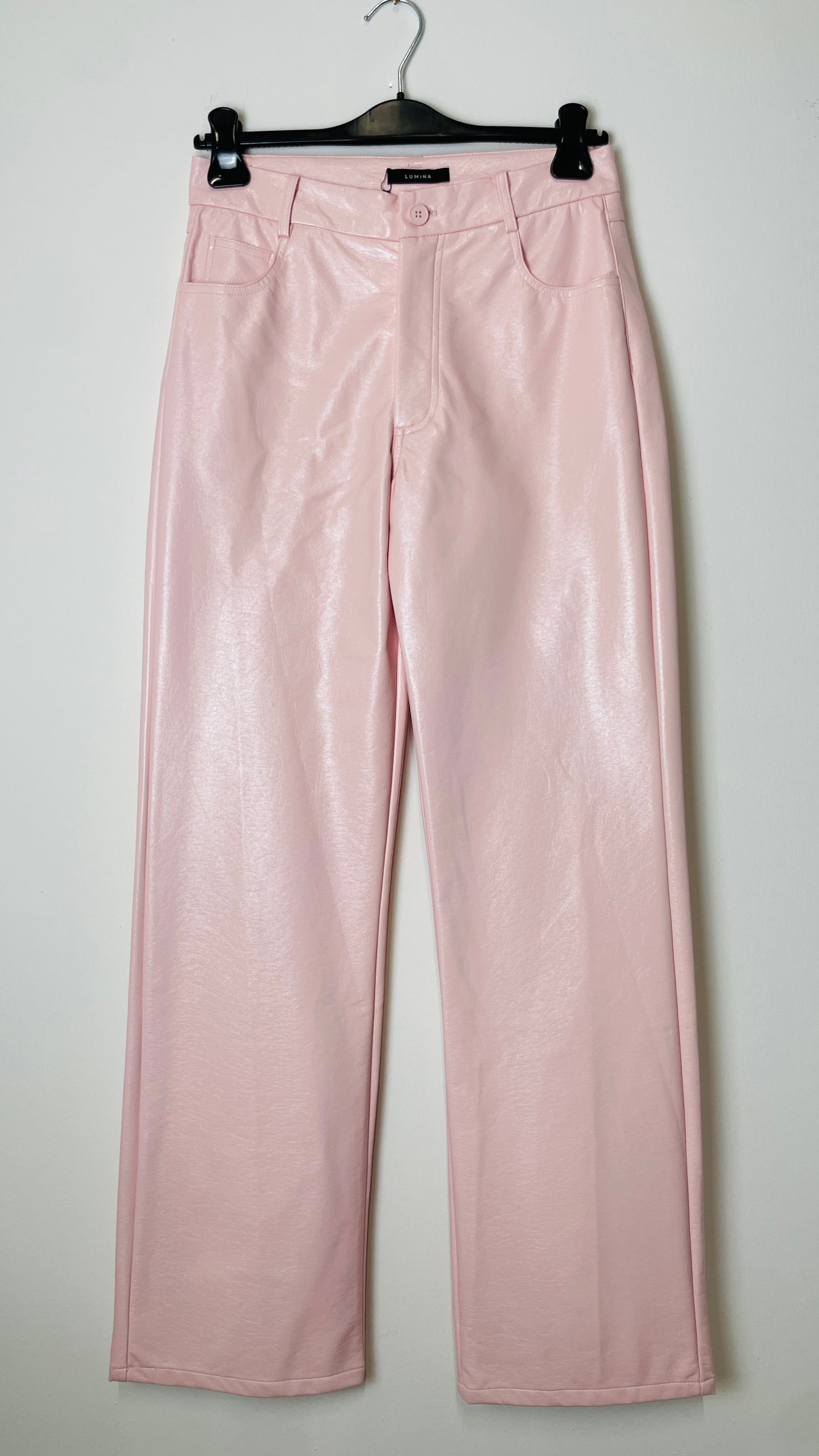 Pantalone Lumina Ecopelle Pink