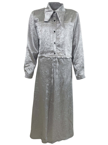 Coordinato Shiny Argento