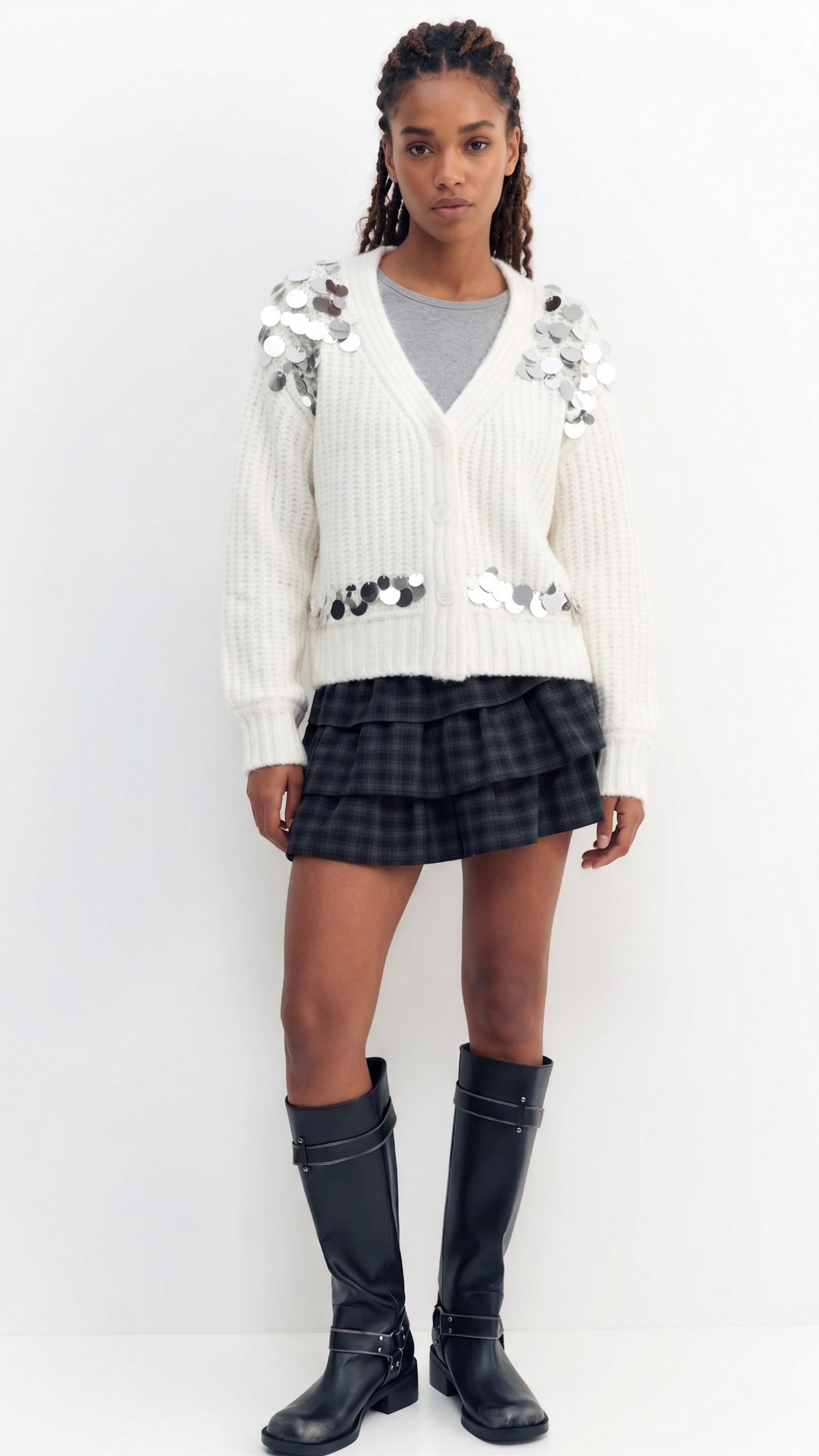 Cardigan Paillettes