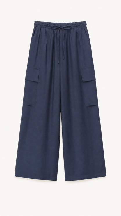 Pantalone Lumina Cargo Satin