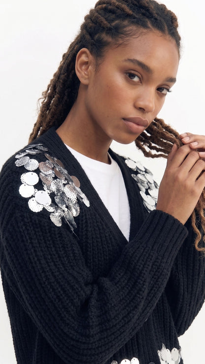Cardigan Paillettes