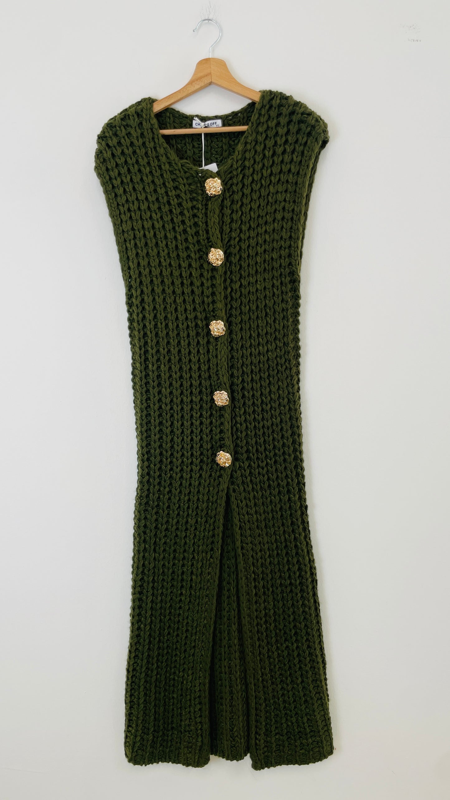 Cardigan Long Gold