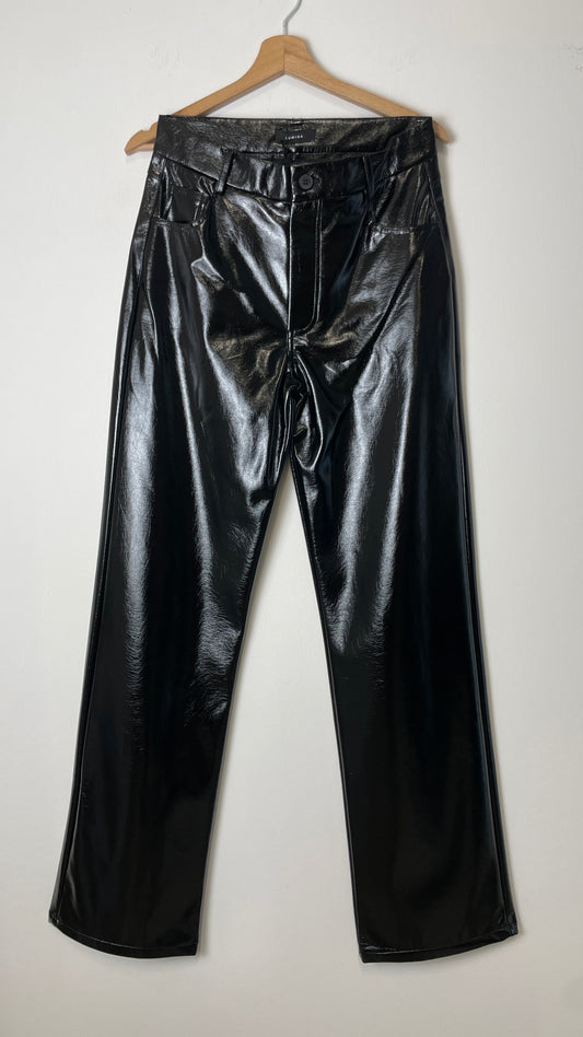 Pantalone Lumina Ecopelle Black
