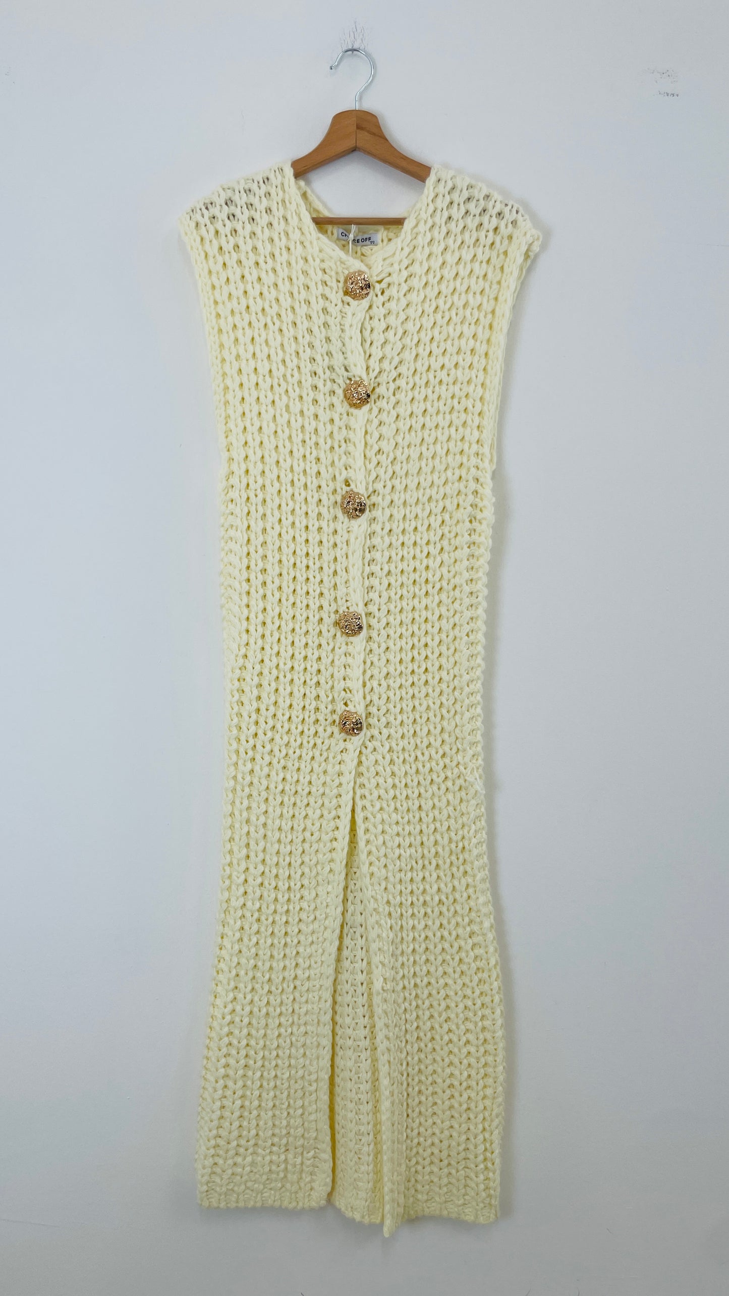 Cardigan Long Gold