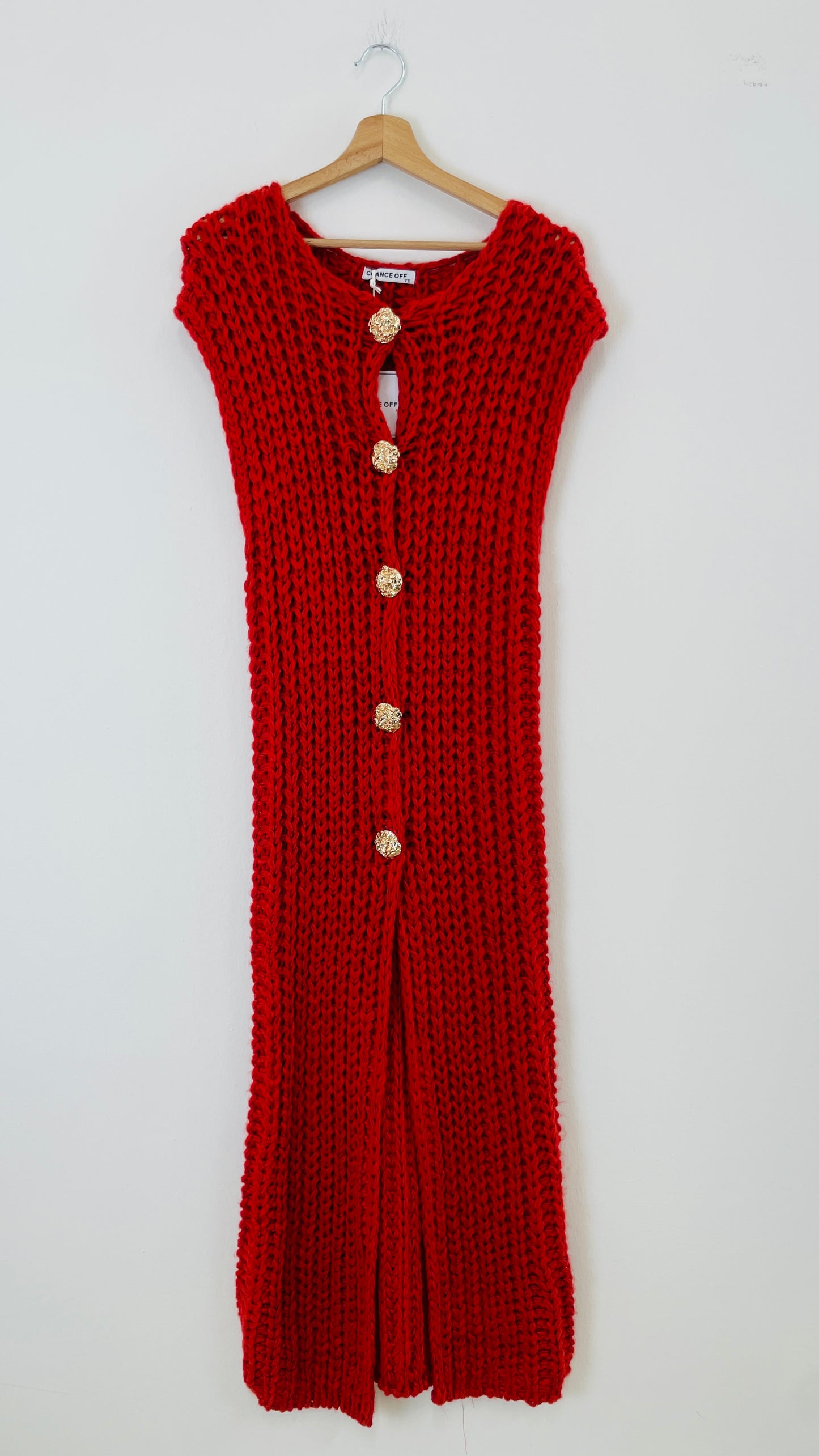 Cardigan Long Gold