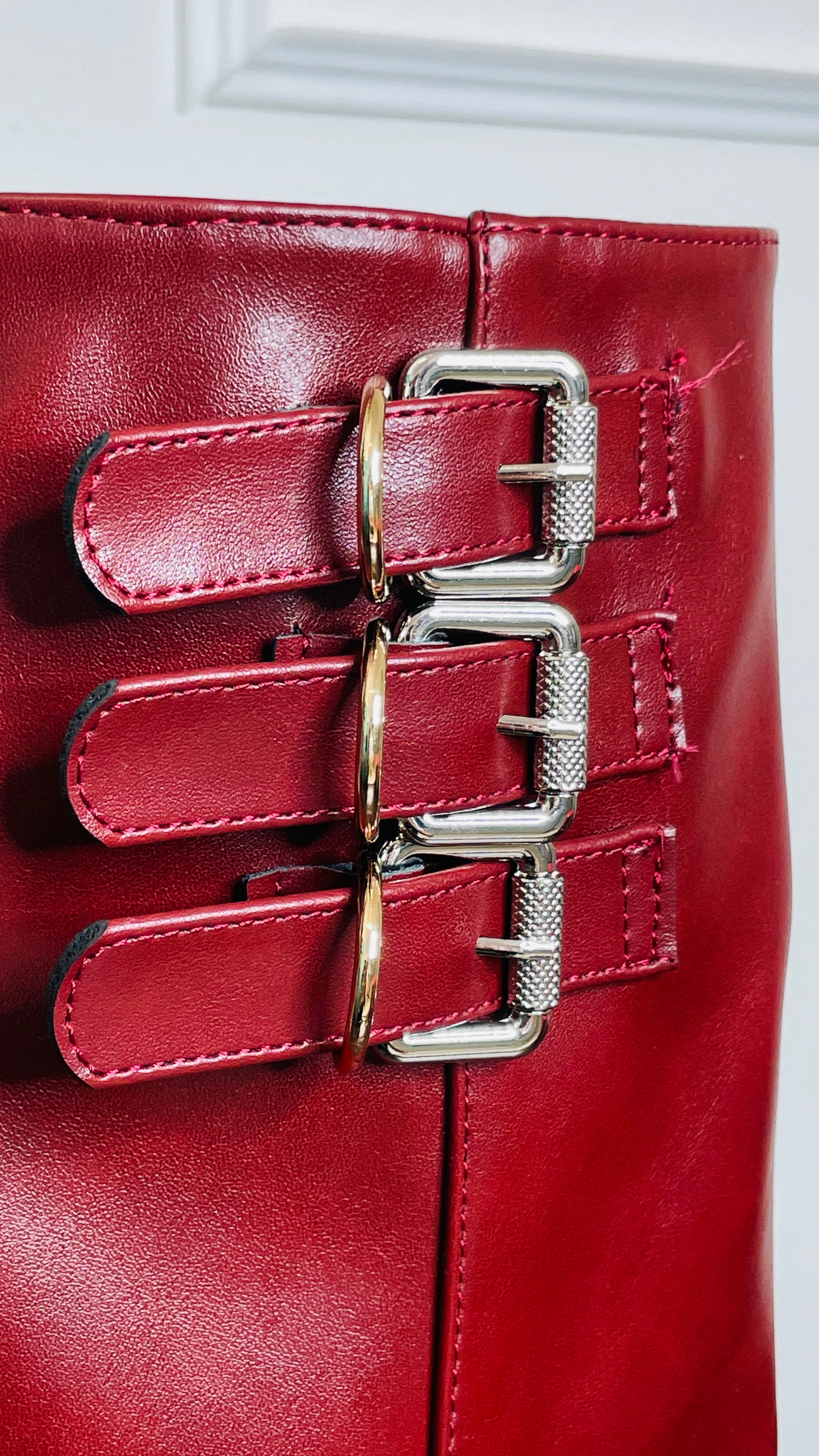 Stivale Belt Rosso