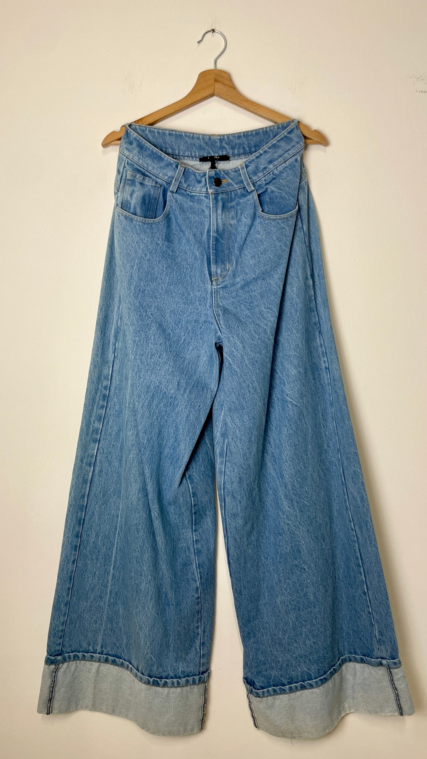 Jeans Lumina Risvolto