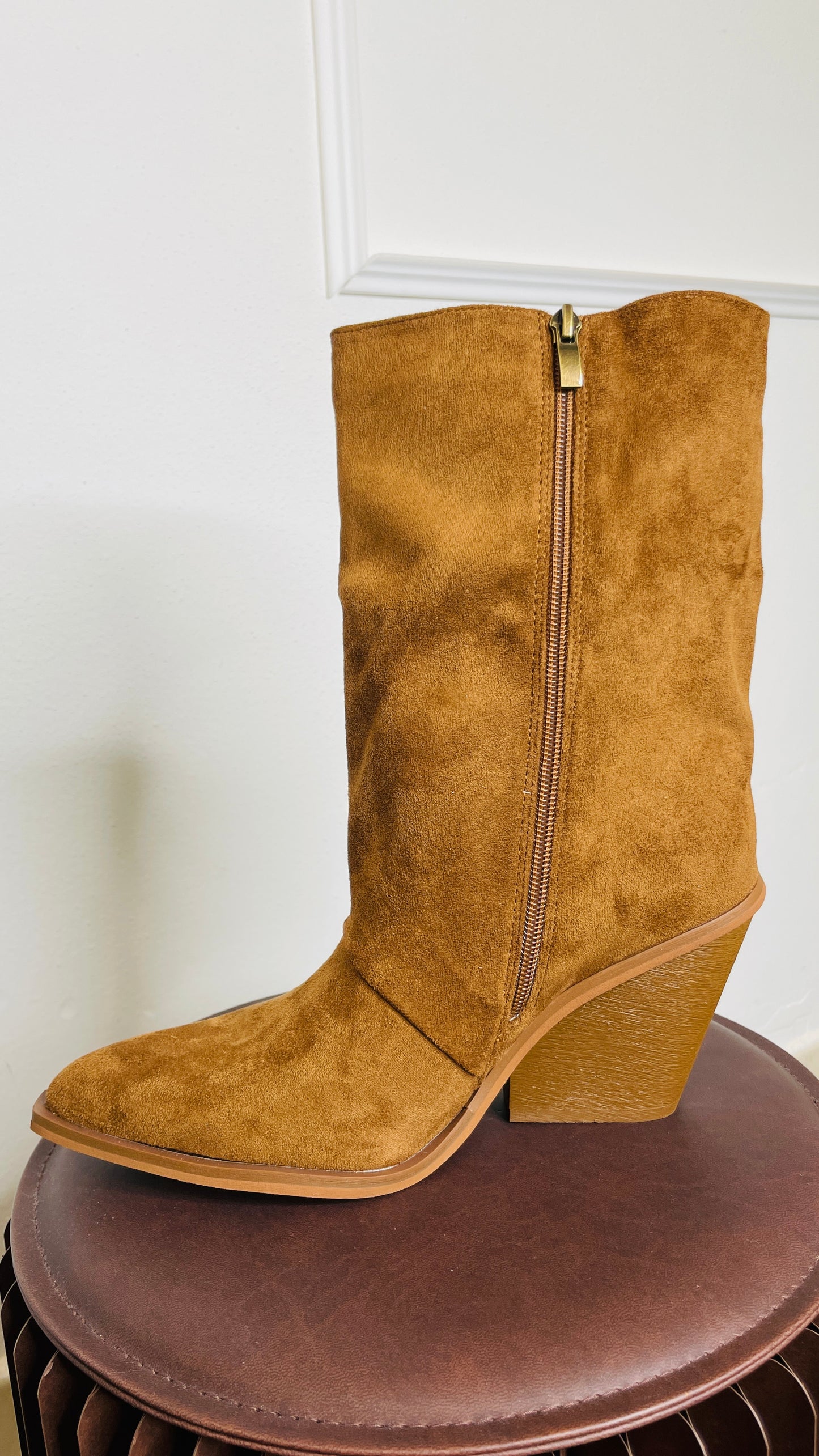 Stivale Frangia Dusty Camel