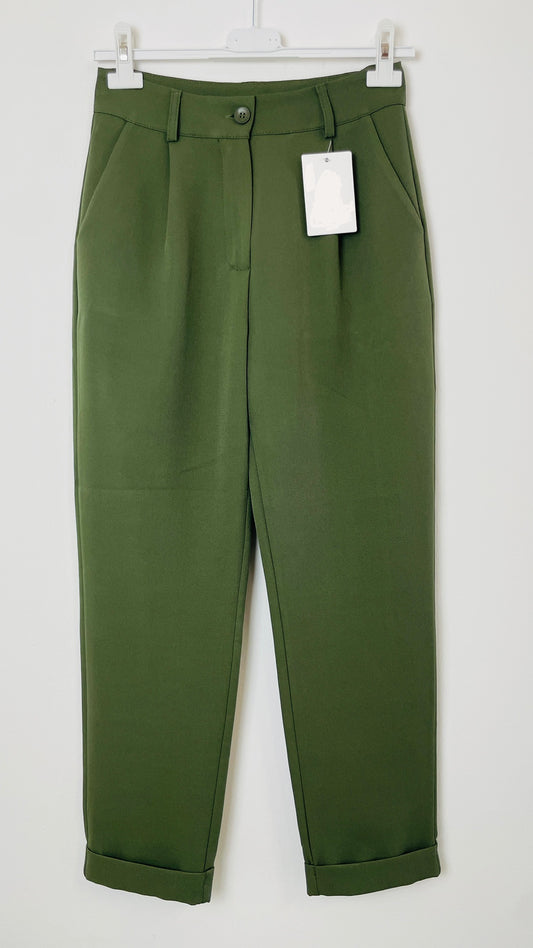 Pantalone Elegante Verde