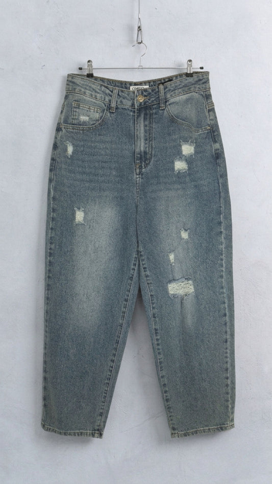Jeans Slavato Strappi