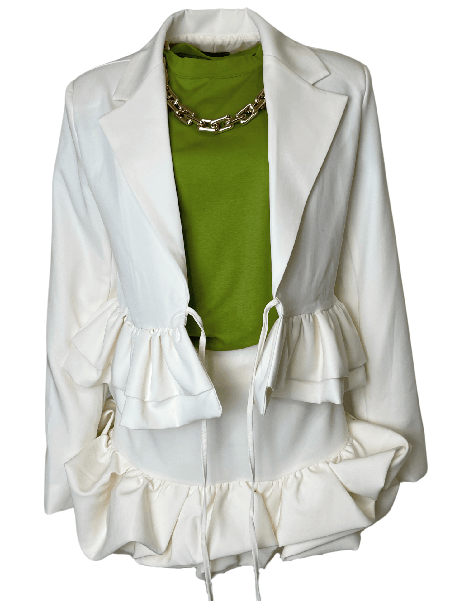 Giacca Lumina Balze White - Wonder Store - 
