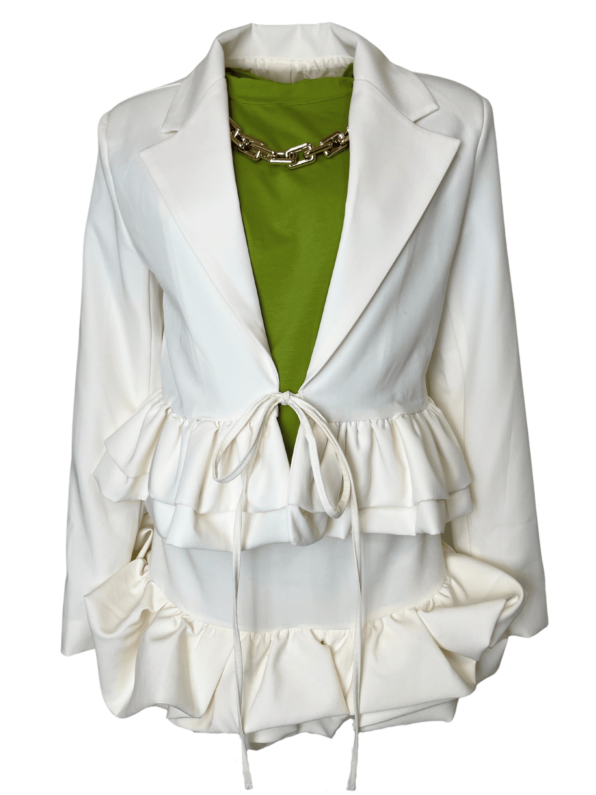Giacca Lumina Balze White - Wonder Store - 