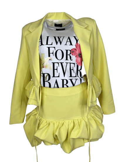 Giacca Lumina Balze Yellow - Wonder Store - 