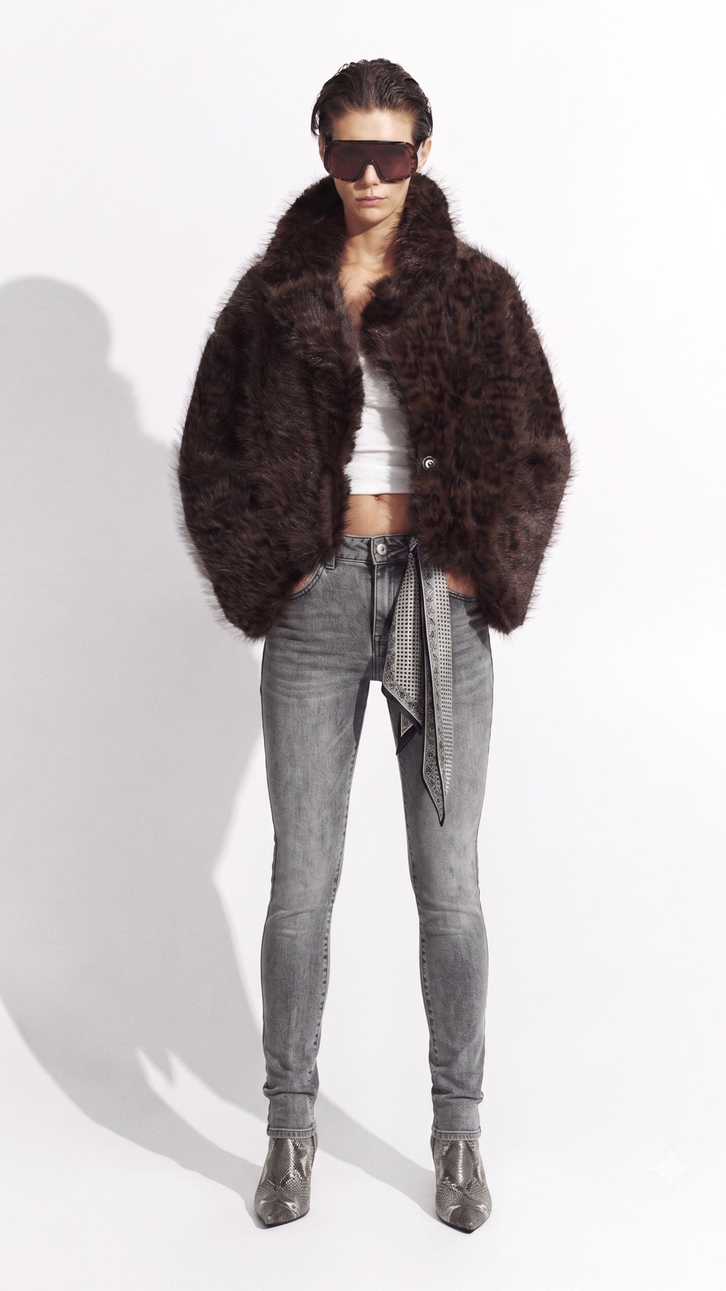Jeans Skinny Grey