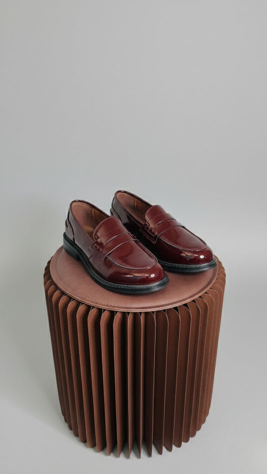 Mocassino Nina Borgogne